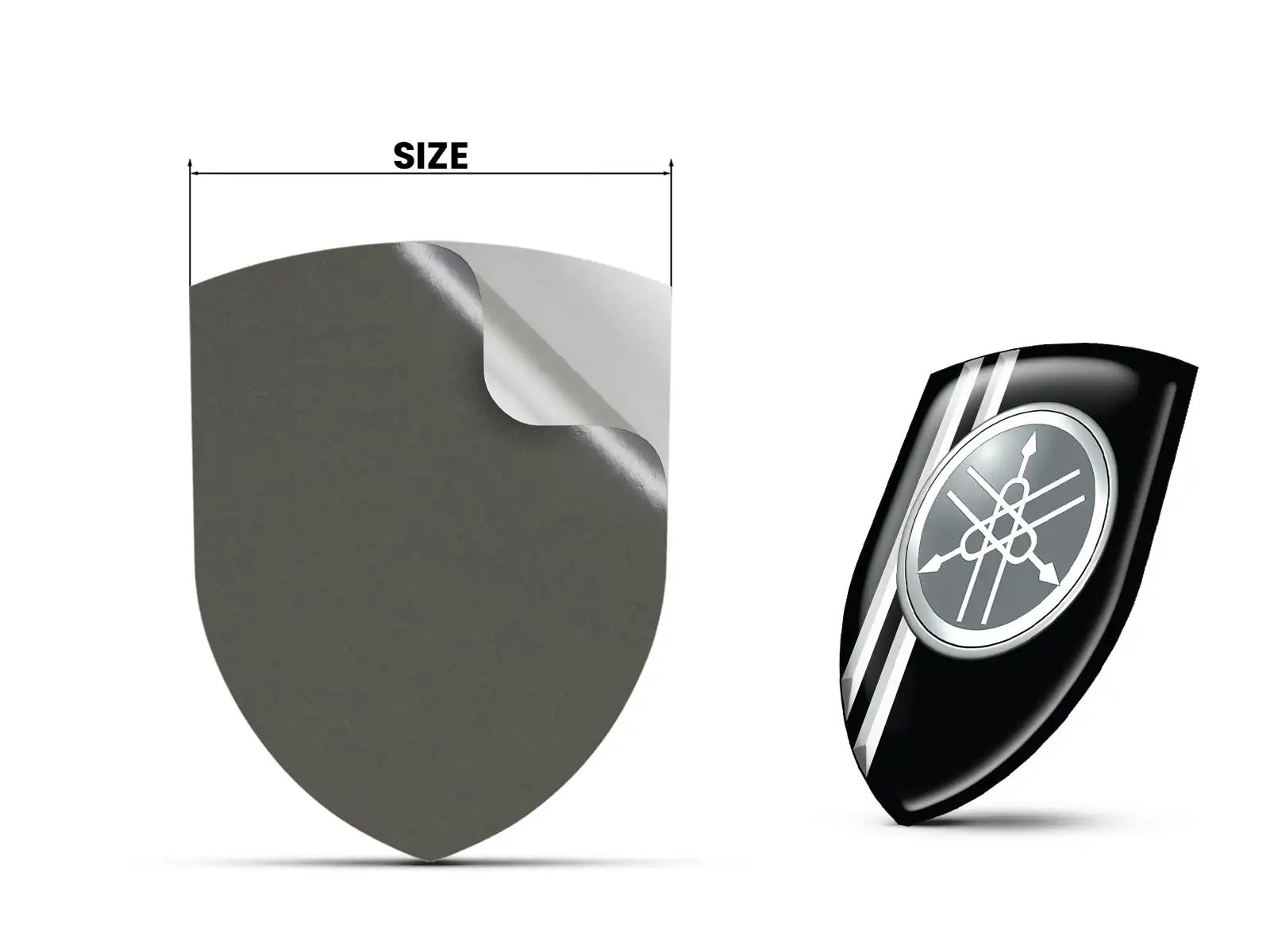 Yamaha Stampa Adesivi Paraurti Pro Max Resistenti Moderni